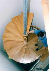 Einbau Spindeltreppe